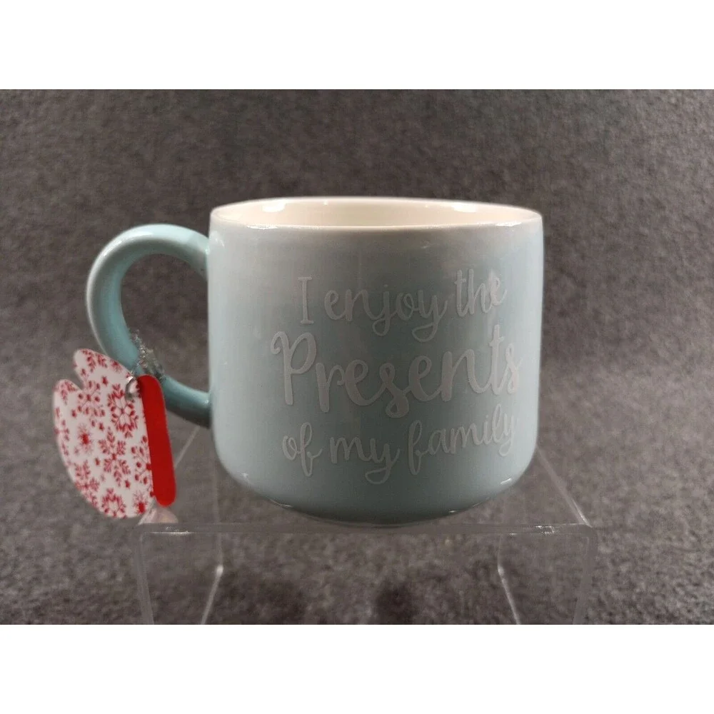 10 Strawberry Street-Macy's Mug Present Inside I Enjoy the Presents of My Family